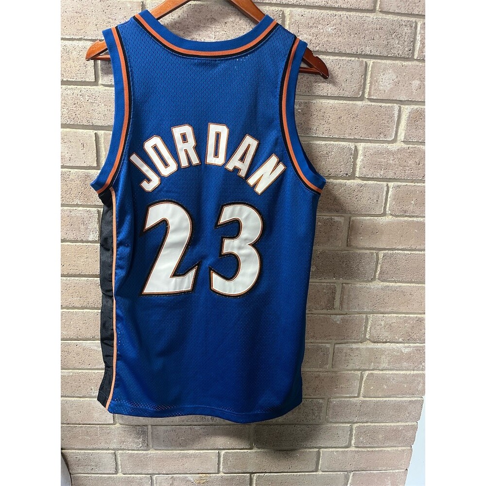 Michael Jordan Washington Wizards #23 Nike NBA Authentic Jersey Blue - Picture 3 of 6